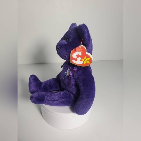 NWT Beanie Baby ty Official Princess The Bear - Picture 4 of 11